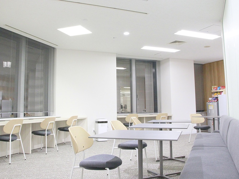 社員の憩いの場 リフレッシュルーム