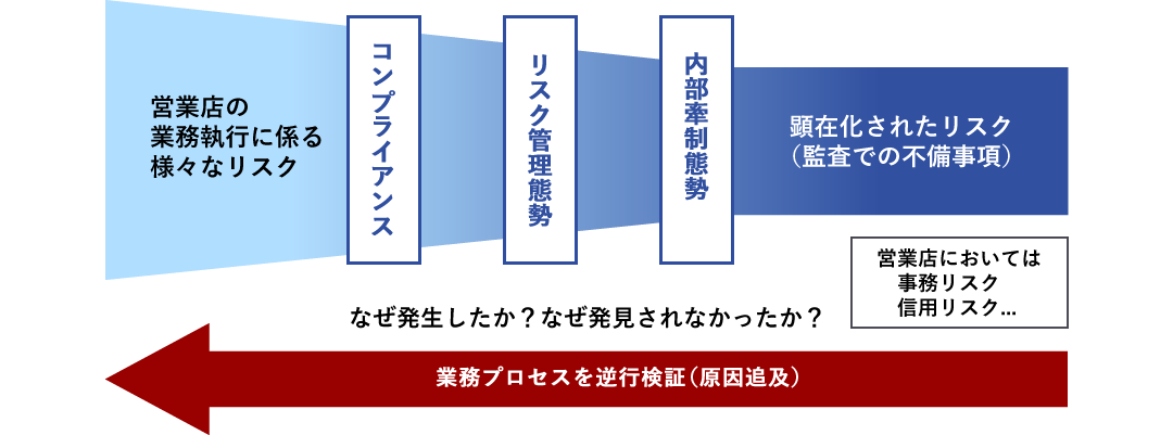 PiASSⅡにおけるプロセス監査のイメージ画像